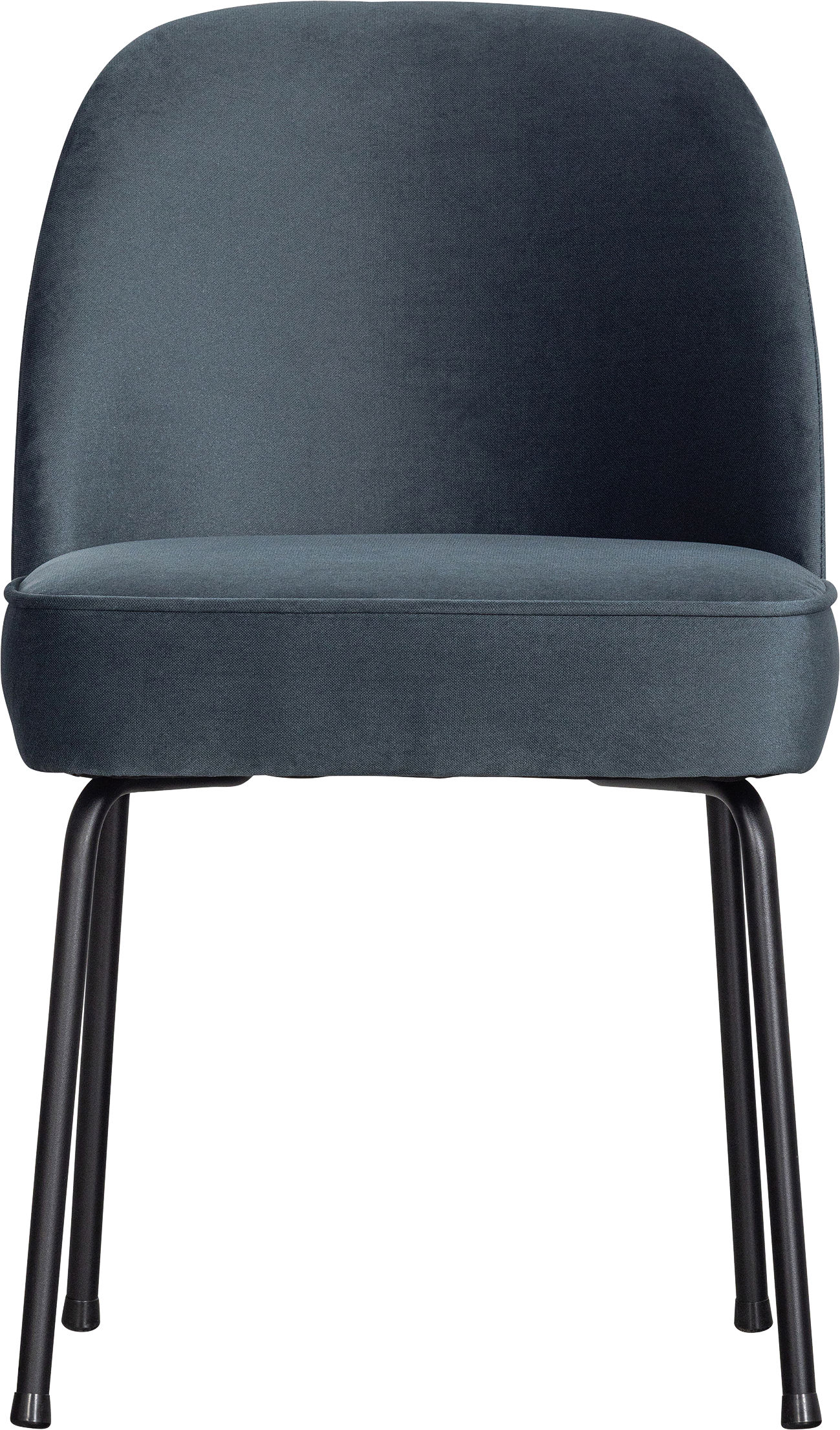 BePureHome Vogue zamatová jedálenská stolička - Modrá
